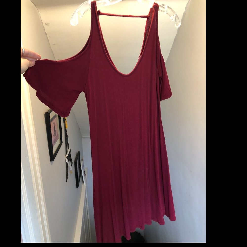 Maroon Summer Dress